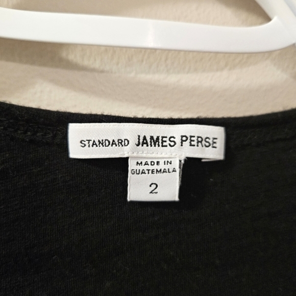 Standard James Perse - Sheer Slub Long Sleeve - Size 2 - Picture 2 of 4